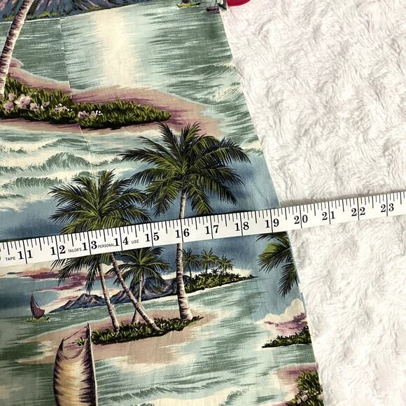 Vintage The Hawaiian Original Blue Tropical Beach Sleeveless Shift Dress 4 - Picture 8 of 8